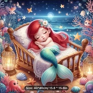 Diamond Art Kit NIP - Little Mermaid
